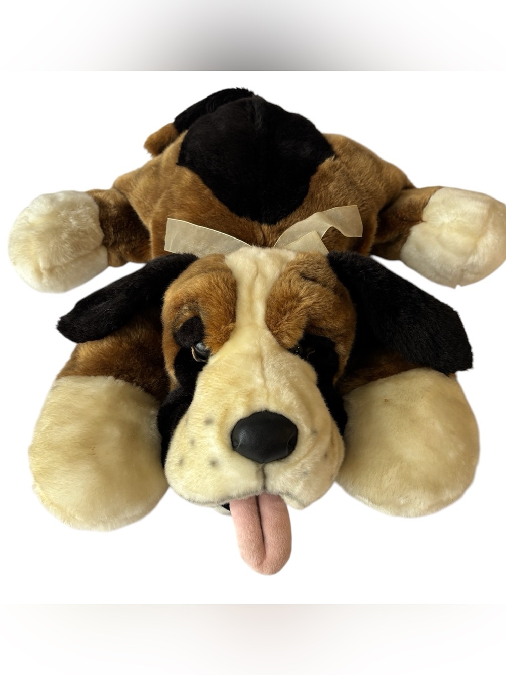 Kids of America Large Floppy 2002 Saint Bernard Puppy Dog Stuffed Floppy 24”